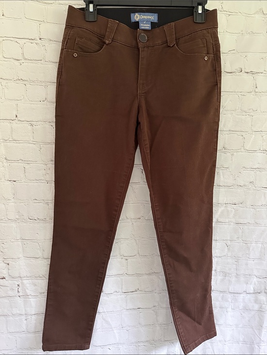 Democracy Denim - Democracy Ab Solution Slim Skinny Jeans in Rich Brown Size 4